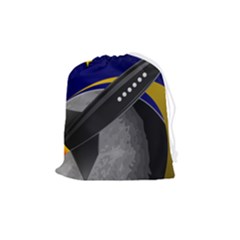 Science-fiction-sci-fi-sci-fi-logo Drawstring Pouch (medium) by Sarkoni