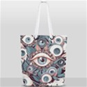 Eyes pattern Full Print Rope Handle Tote (Small) View2