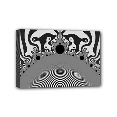 Pattern Illusion Fractal Mandelbrot Mini Canvas 6  X 4  (stretched) by Bangk1t