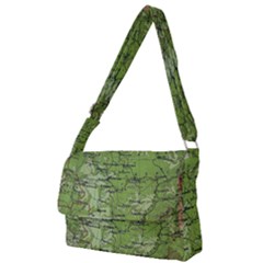 Map Earth World Russia Europe Full Print Messenger Bag (s) by Bangk1t