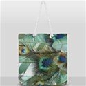 Peacock Feathers Full Print Rope Handle Tote (Large) View1