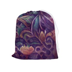 Abstract African Art Backdrop Drawstring Pouch (xl) by Proyonanggan
