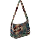 Fractal Strange Unknown Abstract Zip Up Shoulder Bag View1