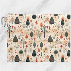 Pattern Seamless Canvas Cosmetic Bag (xxxl) by Proyonanggan