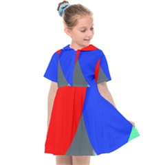 Abstract Circles, Art, Colorful, Colors, Desenho, Modern Kids  Sailor Dress by nateshop