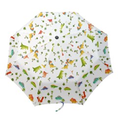 Baby Dino Seamless Pattern Folding Umbrellas by Sarkoni