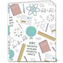 School Subjects And Objects Vector Illustration Seamless Pattern 8  x 10  Softcover Notebook View1
