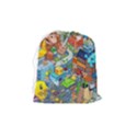 Pixel Art Retro Video Game Drawstring Pouch (Medium) View2