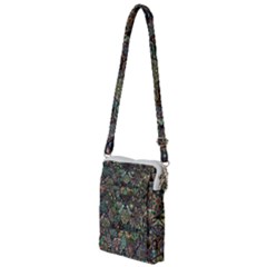 Digital Art Triangle Pattern Texture Mosaic Multi Function Travel Bag by Grandong