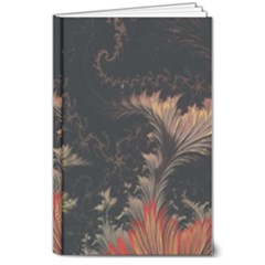 Fractal Digital Art Pattern 8  X 10  Hardcover Notebook by Grandong