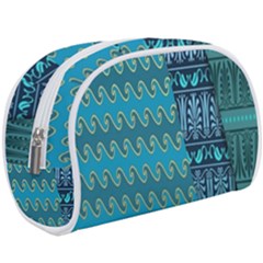 Aztec, Batik Make Up Case (large) by nateshop