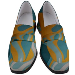Cartoon, Elma, Corazones Women s Chunky Heel Loafers by nateshop