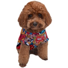 Comic Cartoon Pattern Dog T-shirt by pakminggu