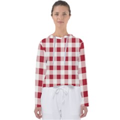 Gingham - 4096x4096px - 300dpi14 Women s Slouchy Sweat by EvgeniaEsenina