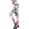 Australian Shepherd Dog T- Shirt Australian Shepherd Dog Illustration T- Shirt Lightweight Velour Capri Leggings  View3