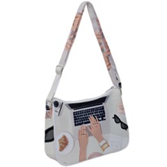 Lady Boss Zip Up Shoulder Bag by SychEva