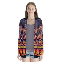 A Little Cat Drape Collar Cardigan by Internationalstore