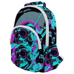 Aesthetic Art  Rounded Multi Pocket Backpack by Internationalstore