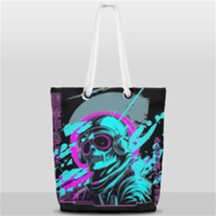 Aesthetic Art  Full Print Rope Handle Tote (small) by Internationalstore