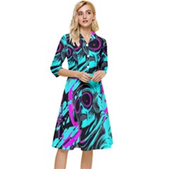 Aesthetic Art  Classy Knee Length Dress by Internationalstore