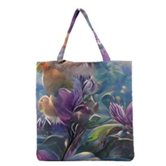 Abstract Blossoms  Grocery Tote Bag by Internationalstore