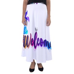 Arts Flared Maxi Skirt by Internationalstore