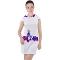 Arts Drawstring Hooded Dress View1