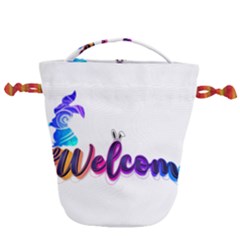 Arts Drawstring Bucket Bag by Internationalstore