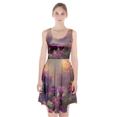 Floral Blossoms  Racerback Midi Dress by Internationalstore