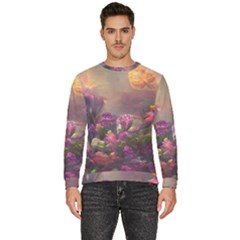 Floral Blossoms  Men s Fleece Sweatshirt by Internationalstore