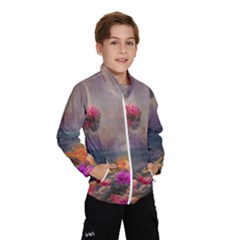 Floral Blossoms  Kids  Windbreaker by Internationalstore