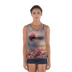 Floral Blossoms  Sport Tank Top  by Internationalstore