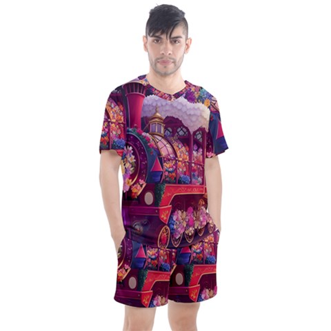 Fantasy  Men s Mesh T-shirt And Shorts Set by Internationalstore