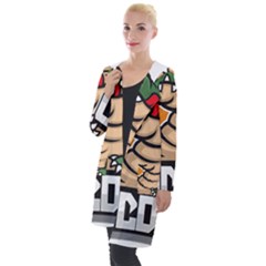 Funny Crocodile Hooded Pocket Cardigan by Sarkoni
