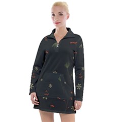Festive Season Christmas Paper Women s Long Sleeve Casual Dress by uniart180623