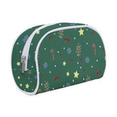 Twigs Christmas Party Pattern Make Up Case (small) by uniart180623