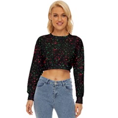 Confetti Star Dot Christmas Lightweight Long Sleeve Sweatshirt by uniart180623