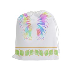 Butterfly Lover T- Shirtbutterfly T- Shirt Drawstring Pouch (xl) by EnriqueJohnson