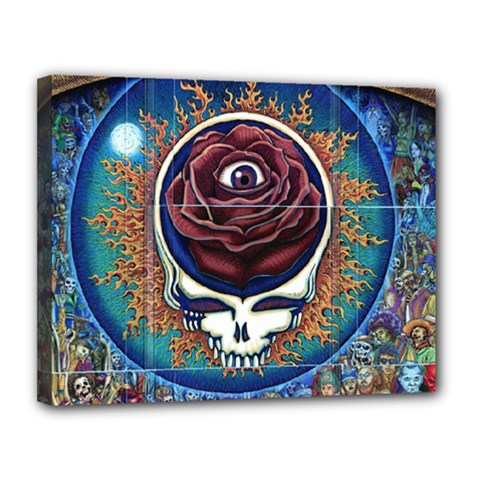 Grateful-dead-ahead-of-their-time Canvas 14  X 11  (stretched) by Sarkoni