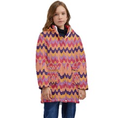 Abs003 Kids  Hooded Longline Puffer Jacket by ByThiagoDantas