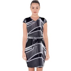 Stormtroopers Sci Fi Mask Capsleeve Drawstring Dress  by uniart180623