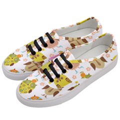Cute Owls Pattern Women s Classic Low Top Sneakers by Ket1n9