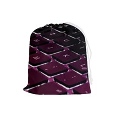 Computer Keyboard Drawstring Pouch (large) by Ket1n9