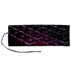 Computer Keyboard Roll Up Canvas Pencil Holder (m) by Ket1n9