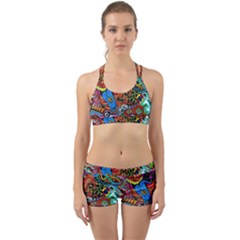 Art Color Dark Detail Monsters Psychedelic Back Web Gym Set by Ket1n9