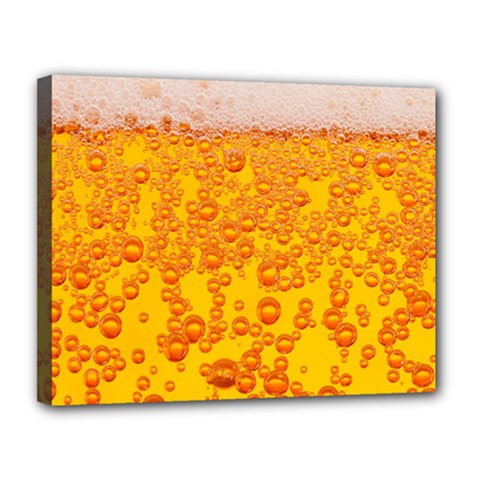 Beer Alcohol Drink Drinks Canvas 14  X 11  (stretched) by Ket1n9