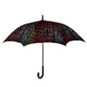 Circuit Board Seamless Patterns Set Hook Handle Umbrellas (Large) View3