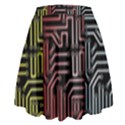 Circuit Board Seamless Patterns Set High Waist Skirt View2