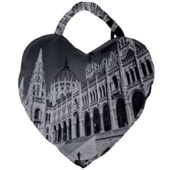 Architecture-parliament-landmark Giant Heart Shaped Tote by Ket1n9