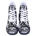 Neurons-brain-cells-brain-structure Men s High-Top Canvas Sneakers View1